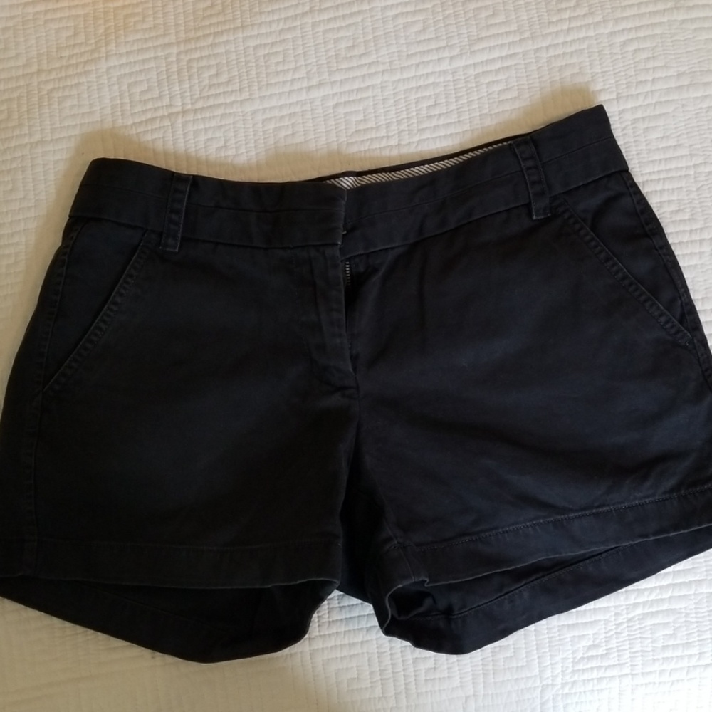 J crew navy chino shorts